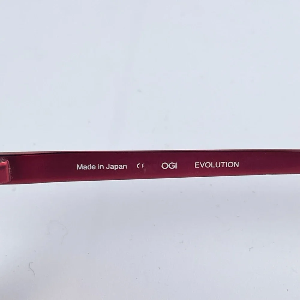 Ogi Evolution 9202 1627 Women Eyeglasses Frame Red Plastic Full Rim 53-16-145 mm